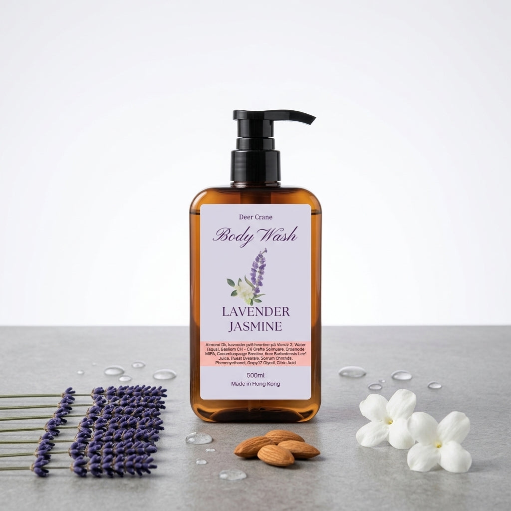 Lavender Jasmine | Aromatherapy Essential Oil Shower Gel