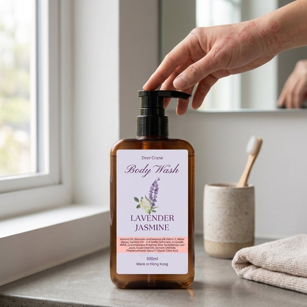 Lavender Jasmine | Aromatherapy Essential Oil Shower Gel